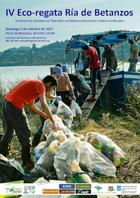 Imaxe do cartel da IV Eco-regata da Ría de Betanzos
