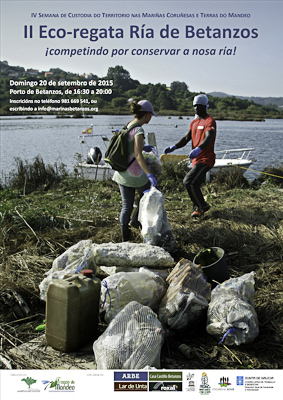 Imagen del cartel de la II Eco-regata Ría de Betanzos