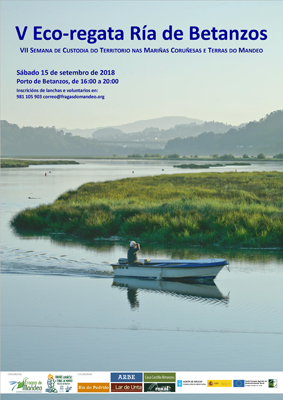 Image of the poster of the V Eco-regatta on the Betanzos estuary