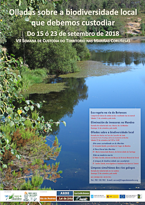 Image of the poster of the 7th Week of Land Stewardship in the As Mariñas of A Coruña and the River Mandeo area