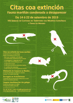 Image of the poster of the VIII Week on Land Stewardship in As Mariñas of A Coruña and the River Mandeo